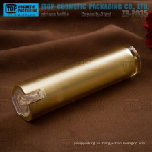 ZB-PQ35 35ml loción transparente especial bomba buena calidad ligera forma cónica redonda acrílico botella privada de aire